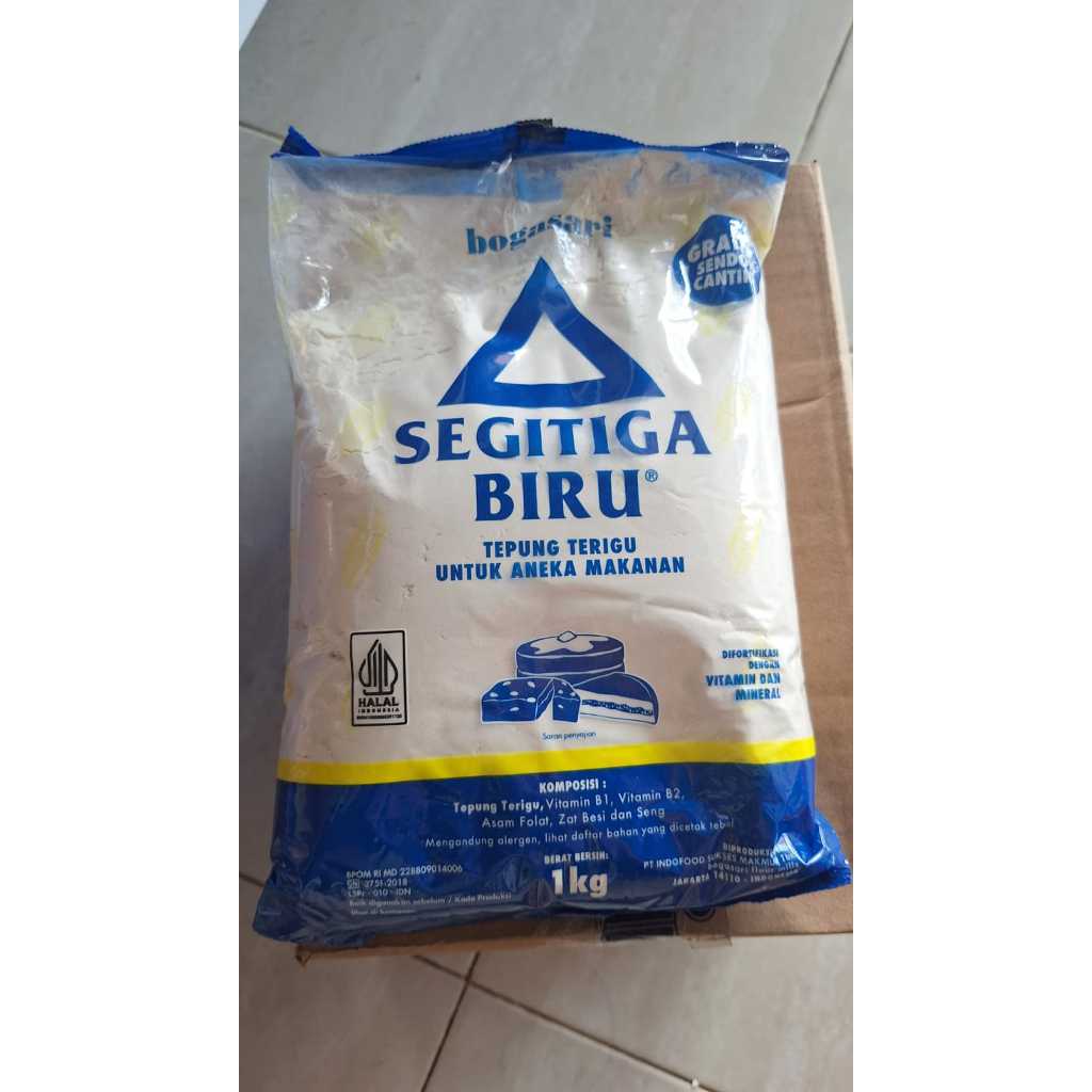 

Tepung Segitiga Biru Transparan 1kg