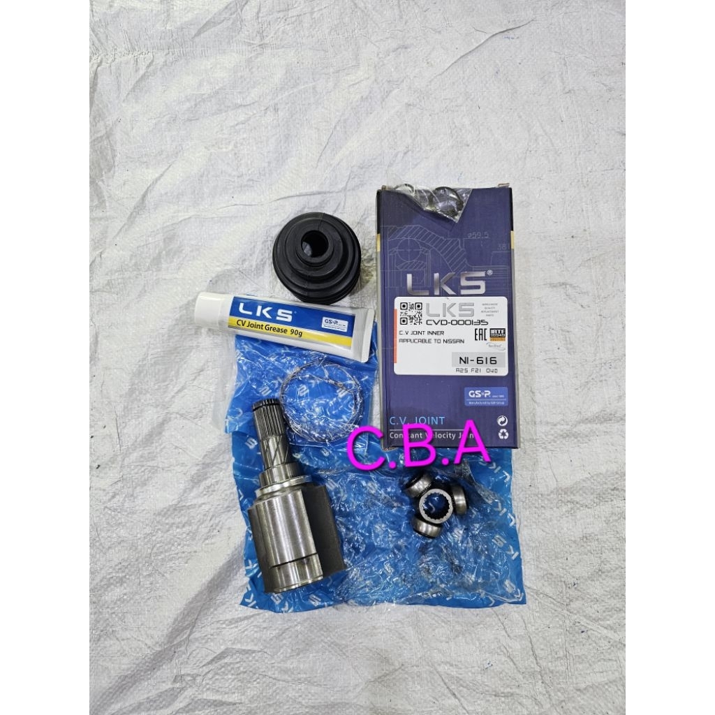 CV JOINT INNER AS RODA  DALAM NISSAN LIVINA 1.500 CC AT MATIC L10 2007 - 2012 NI 616 MERK LKS