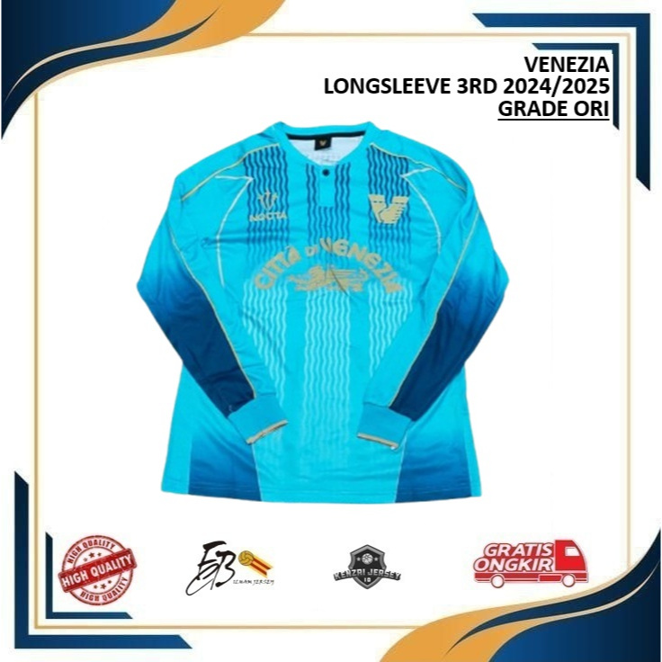 JERSEY BOLA VENEZIA 3RD LONGSLEEVE 2024/2025 GRADE ORI HIGH QUALITY JUMBO XXL 2XL