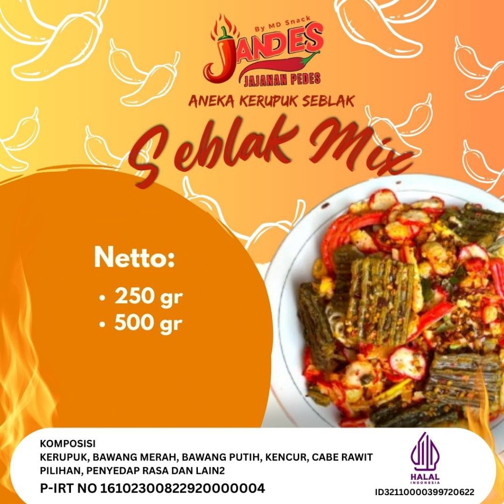 

Kerupuk Seblak Mix