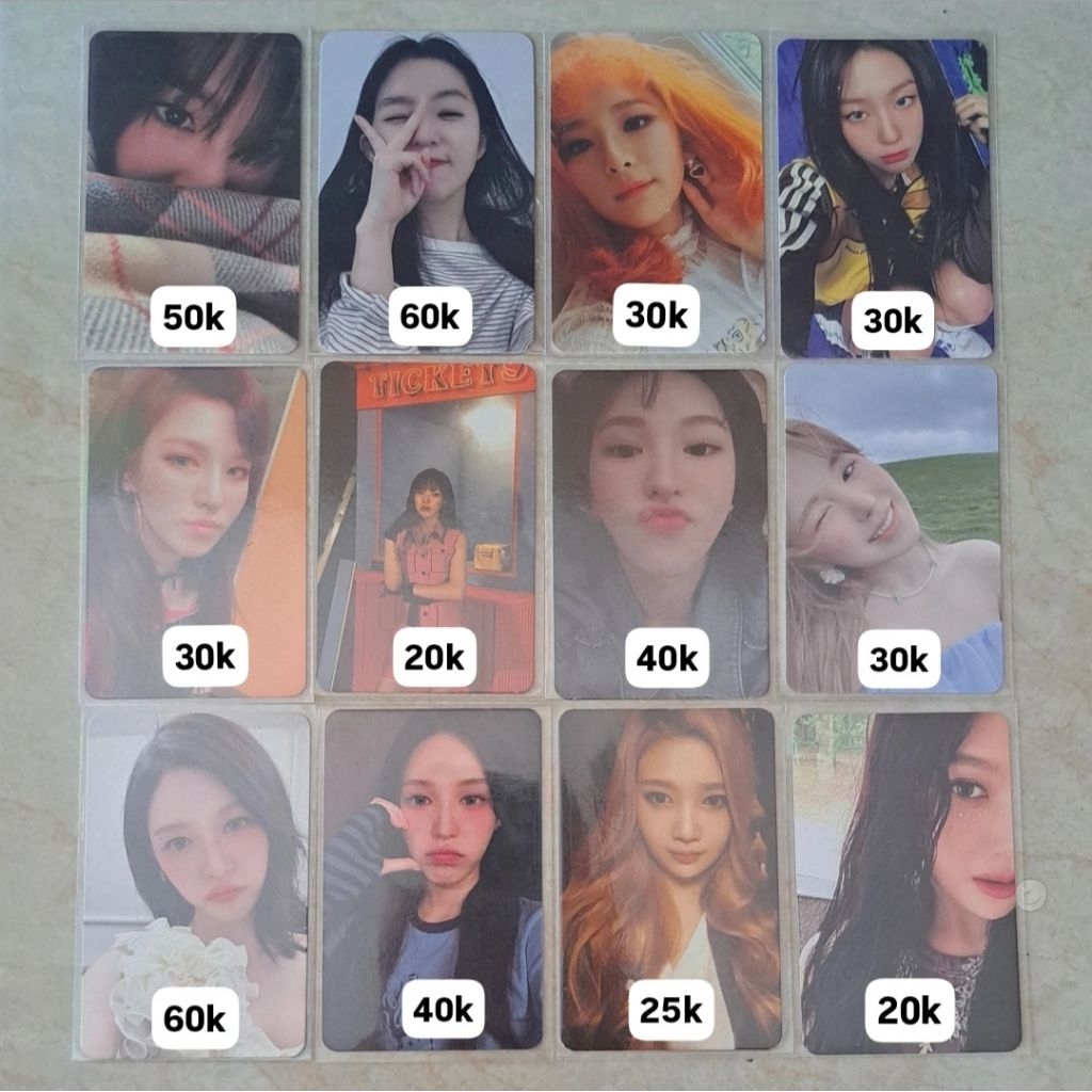 photocard RED VELVET official