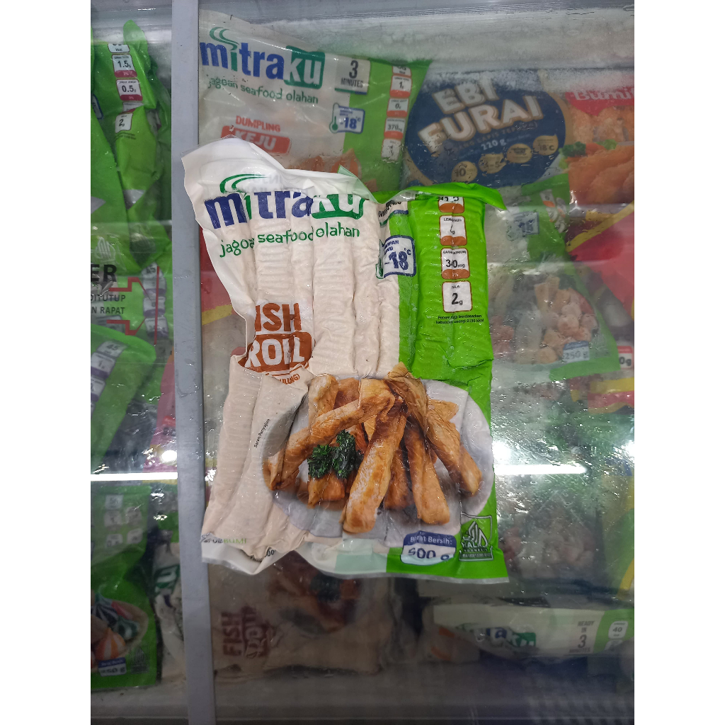 

Frozenfood MITRAKU Fish Roll 500gr