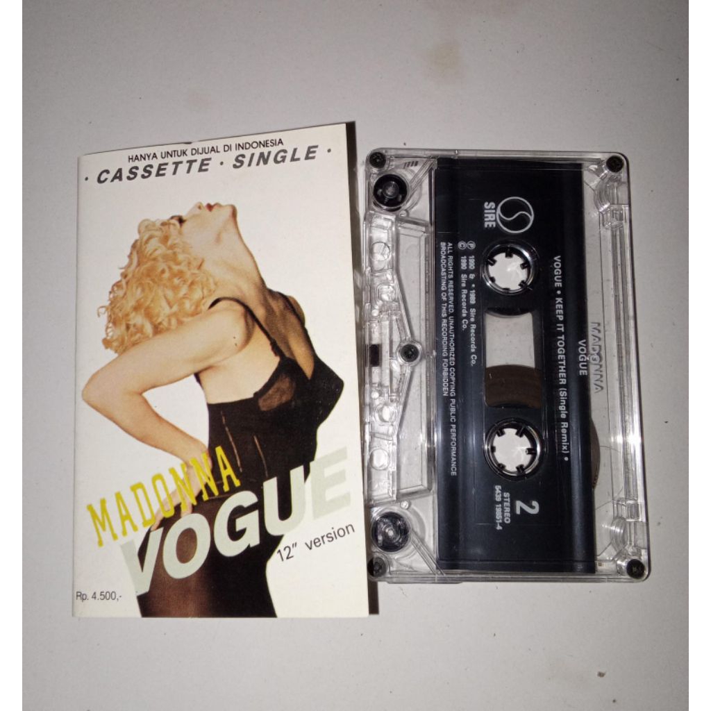 kaset pita madonna - vogue