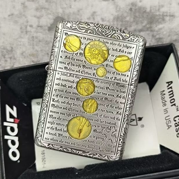 Zippo Armor Constantine Baphomet Silver