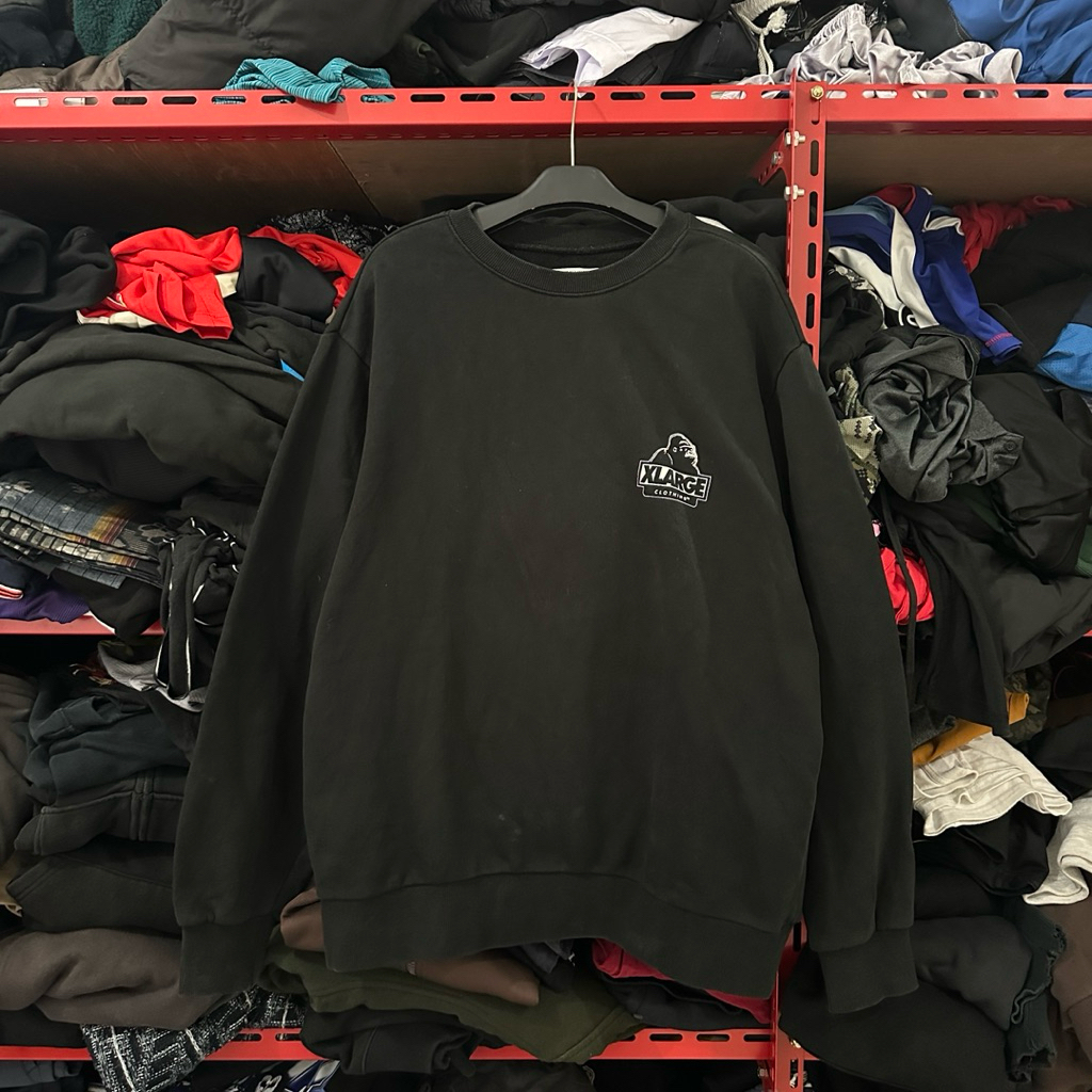 Crewneck vivastudio x XLARGE hitam pekat like new rare item
