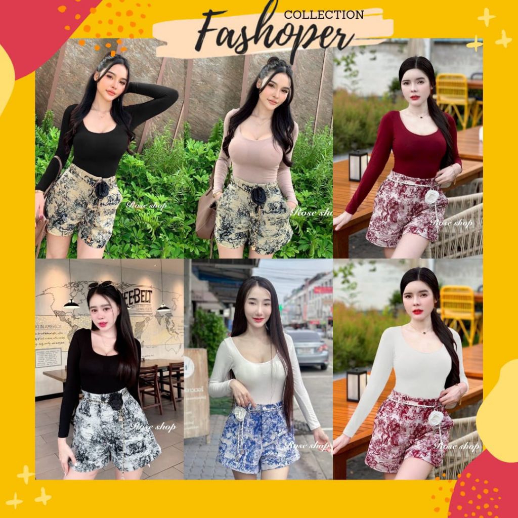 Setelan Celana Pendek Wanita Bangkok - 37