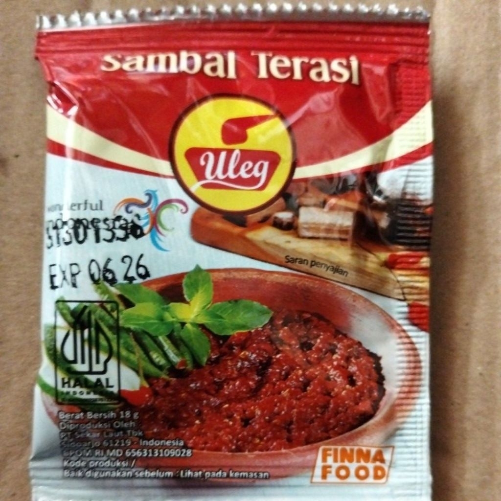 

Sambal terasi uleg