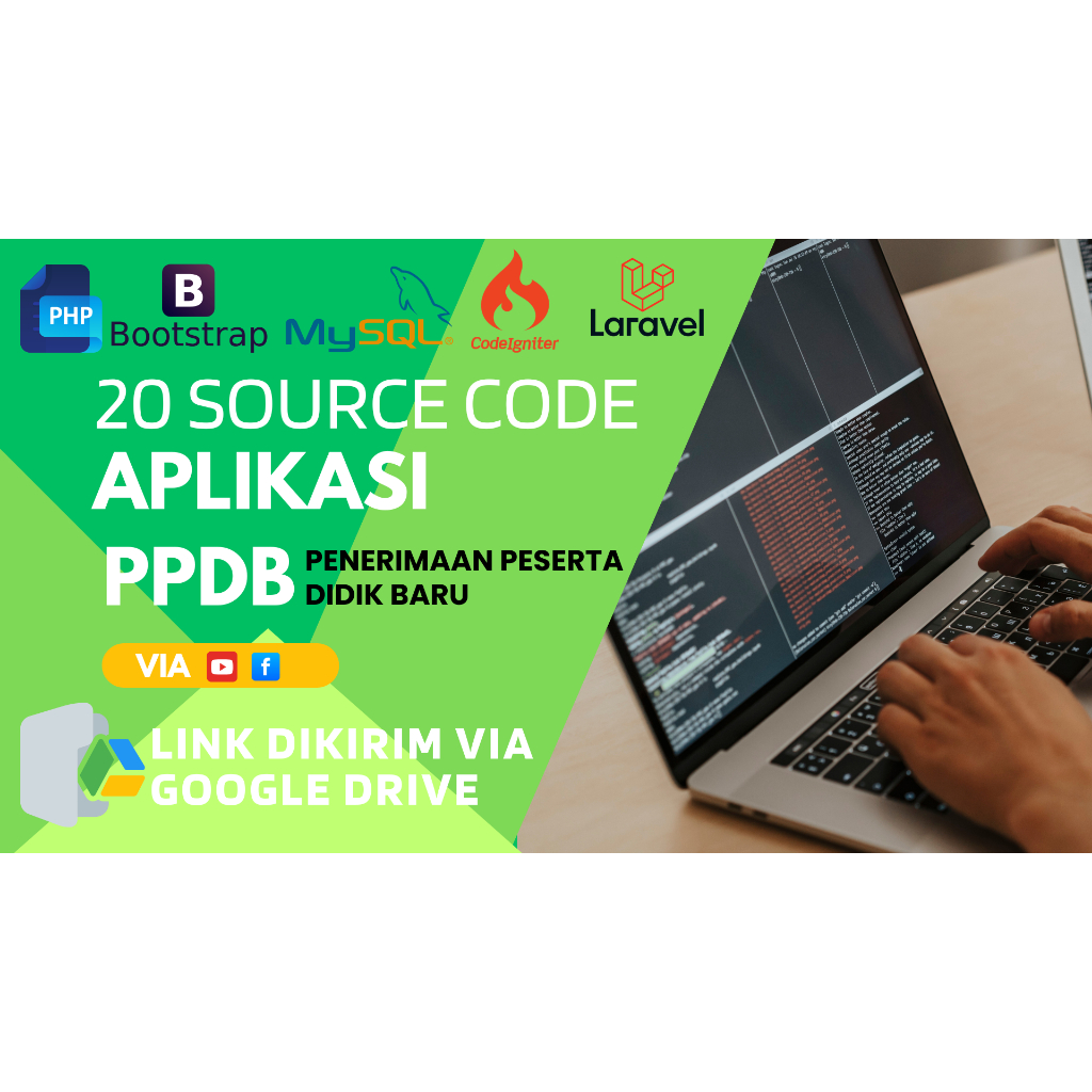 20 Source code aplikasi PPDB (Penerimaan peserta didik baru)