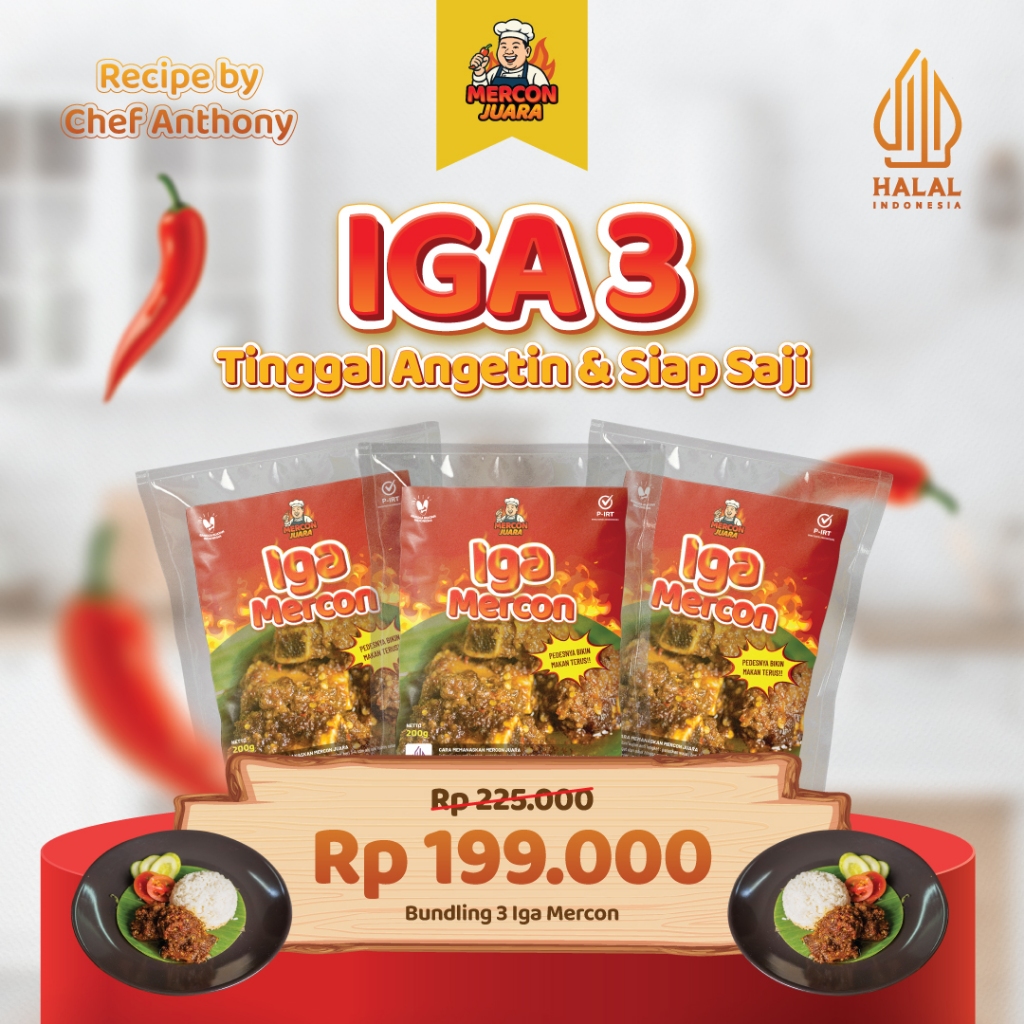 

MERCON JUARA Bundling 3 PACK Iga Mercon