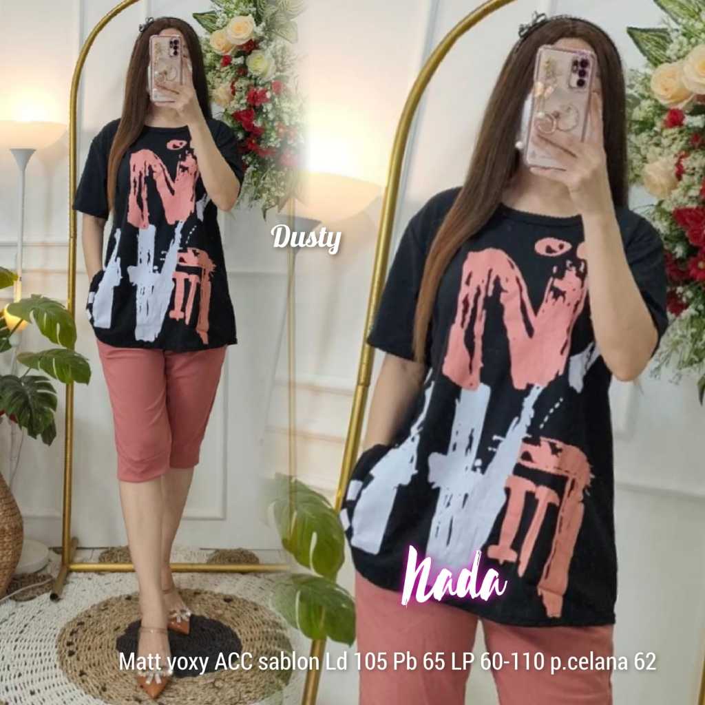 Setelan nada // One set voxy // Setelan voxy // setelan santai // Setelan murah kekinian