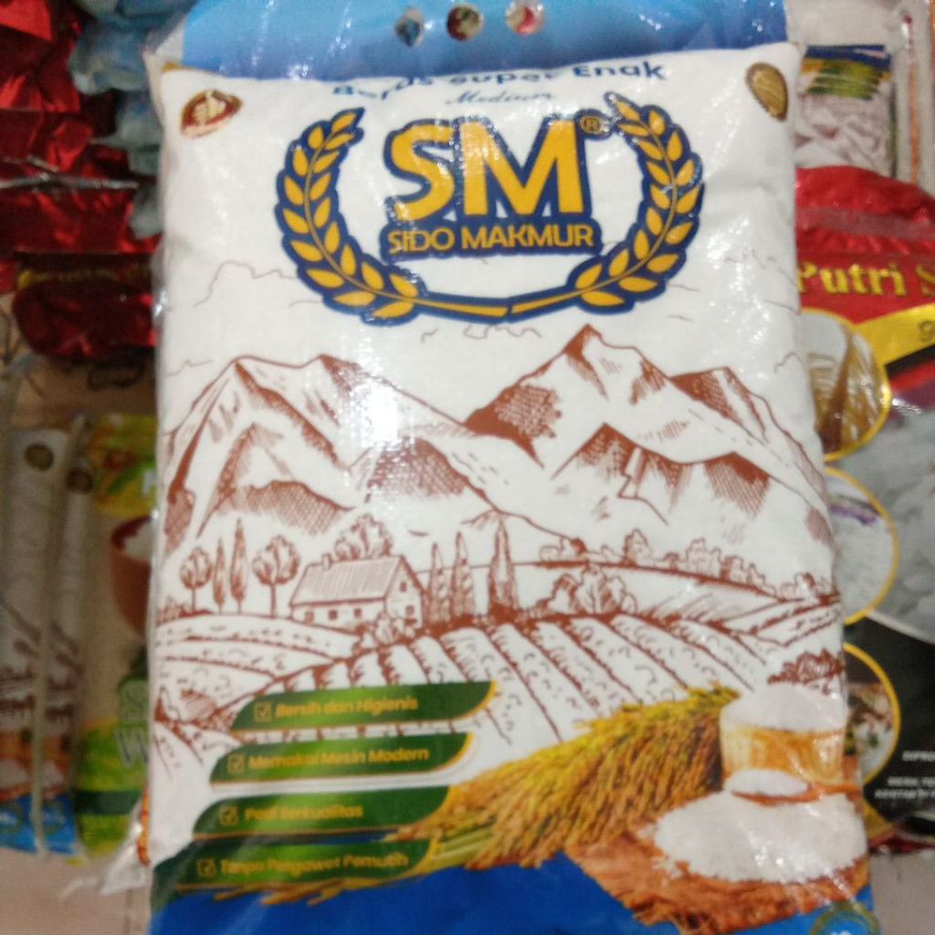 

beras Super medium Sido makmur 10kg