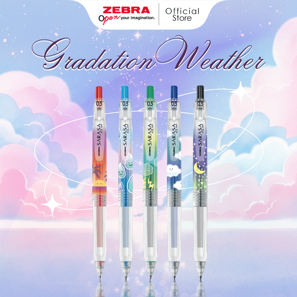 

Zebra Sarasa Clip JJ15 Pulpen Gel Gradation Weather Series limited Edition