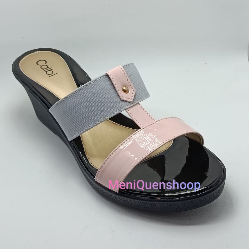 Calbi AU 222 sandal wedges slop wanita sandal wanita sandal Calbi original