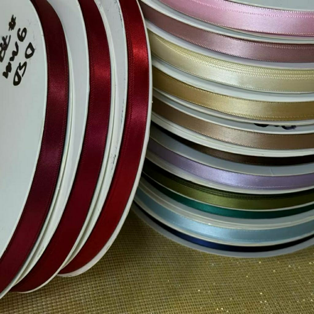 

1 Roll -Uk. 1cm DX | Pita Double Satin Import ¾ inch