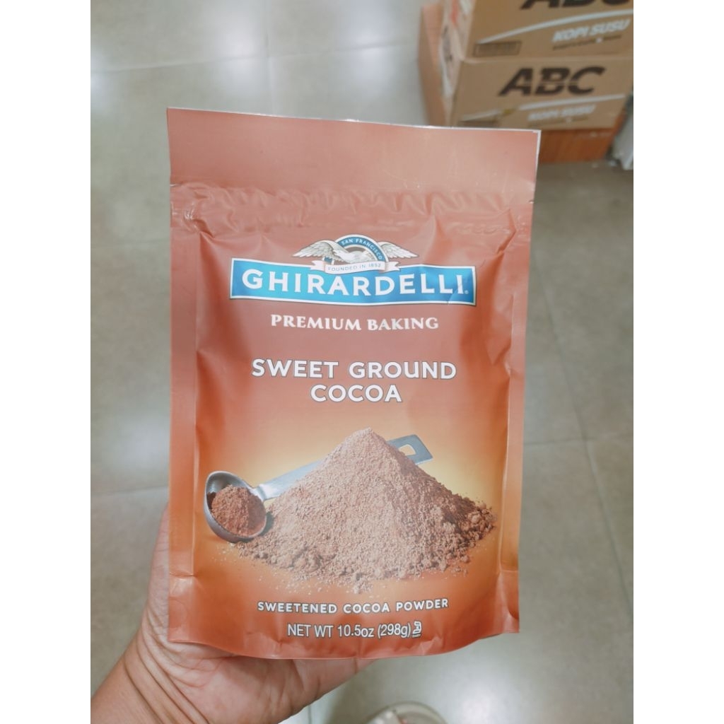 

Ghirardelli premium baking sweet ground cocoa 298gr