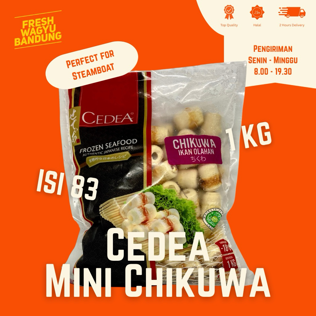 

MINI CHIKUWA PREMIUM Suki Steamboat Shabu Cedea Curah 1Kg