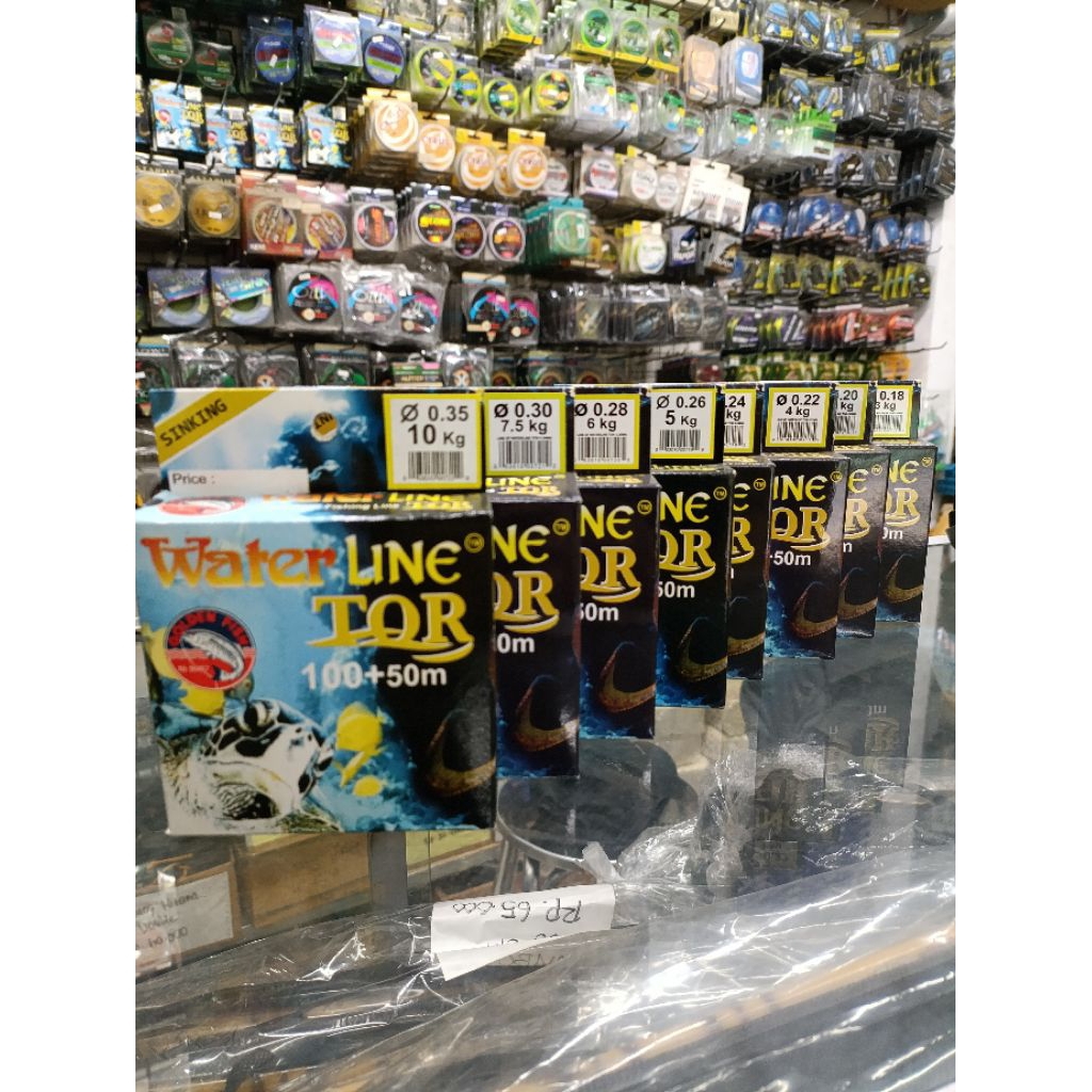 BENANG SENAR PANCING WATER LINE TOR (0,18)(0,20)(0,22)(0,24)(0,26)(0,28)(0,30)(0,35)