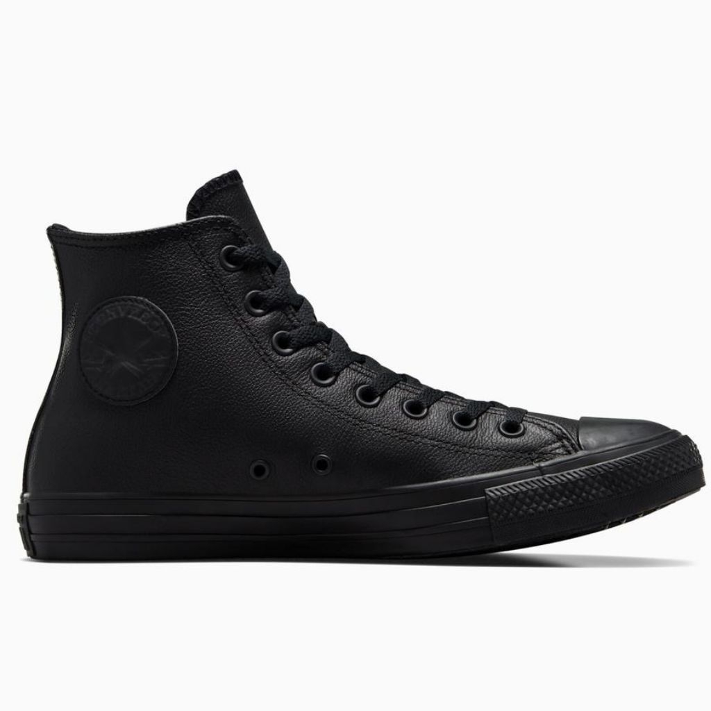 Sepatu Sneakers Unisex Converse CT AS High Leather Black Mono Original 135251C