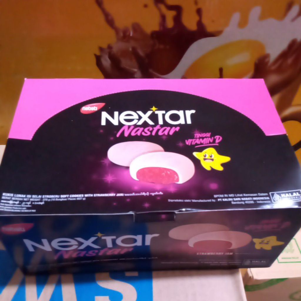 

nabati NEXSTAR nastar selai stroberi 27gram isi 10bks/box