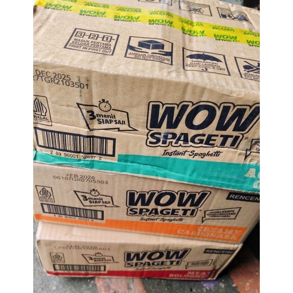

1DUS SPAGETTI WOW MIX3VARIAN ISI 40PCS
