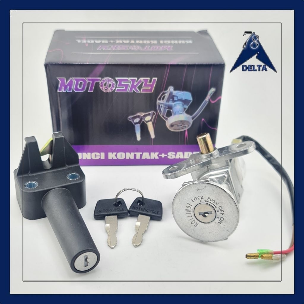 KUNCI KONTAK ASSY VEGA ZR MOTOSKY - KUNCI KONTAK + SADEL VEGA ZR VEGA RR