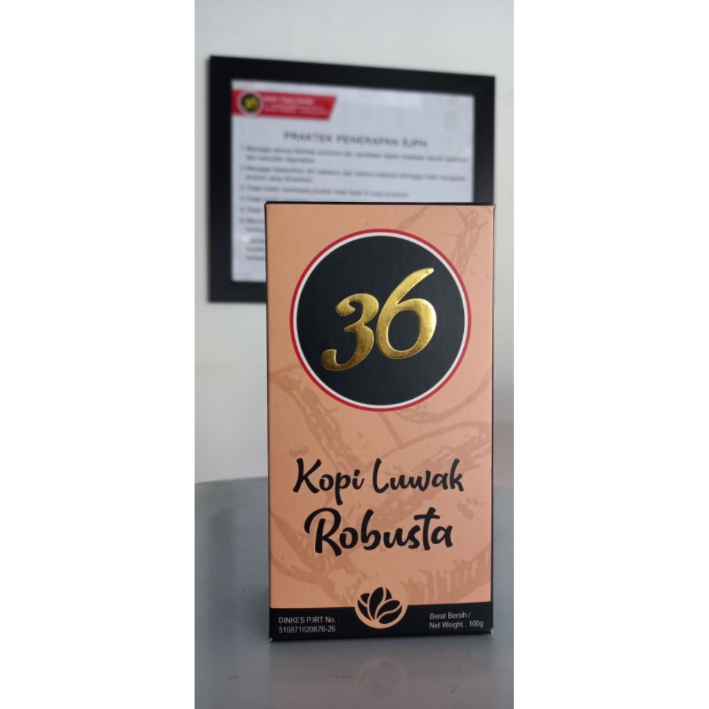 

Kopi pi Luwak Robusta Biji Panggang (Roasted ) 100g