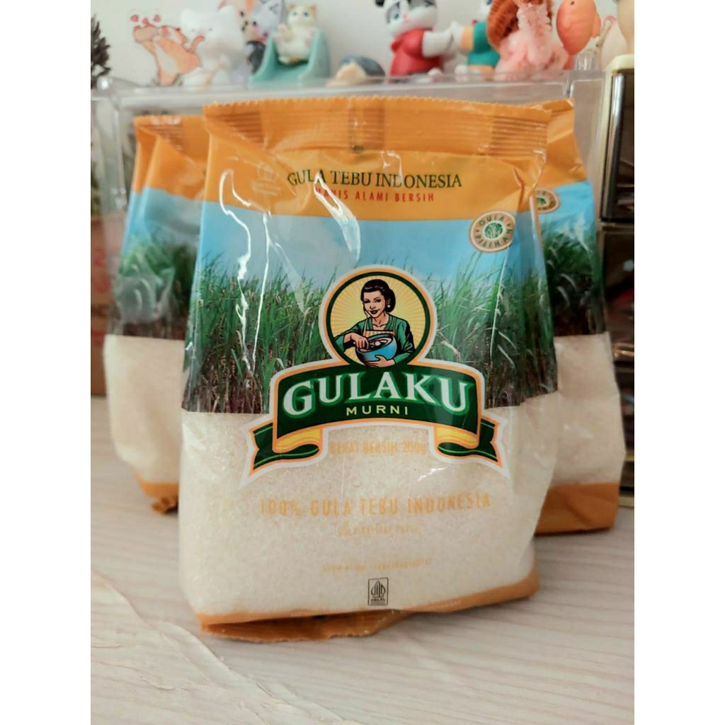

Gula Pasir Gulaku kemasan Kuning 200gr