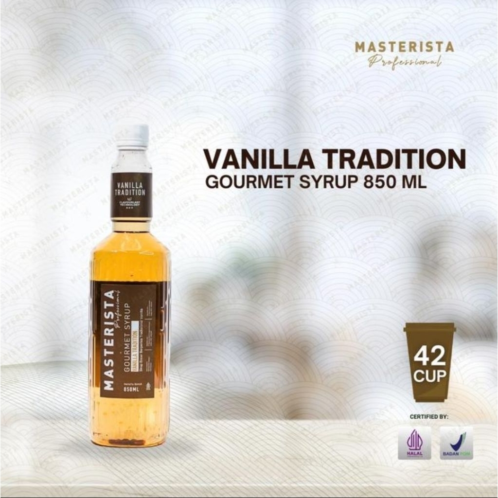 

masterista vanilla tradition syrup 850ml