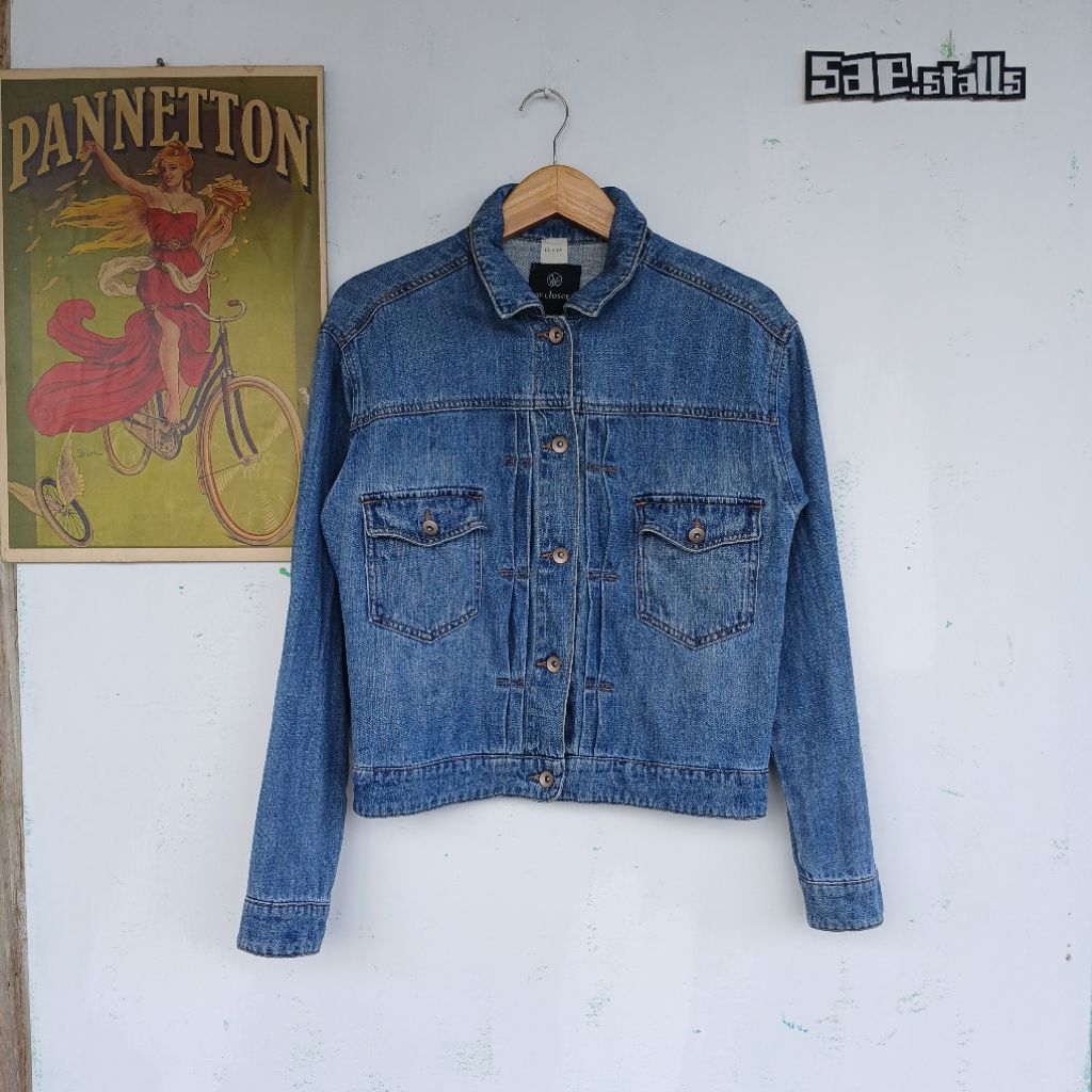 Jacket Trucker Denim Wanita by W Closet