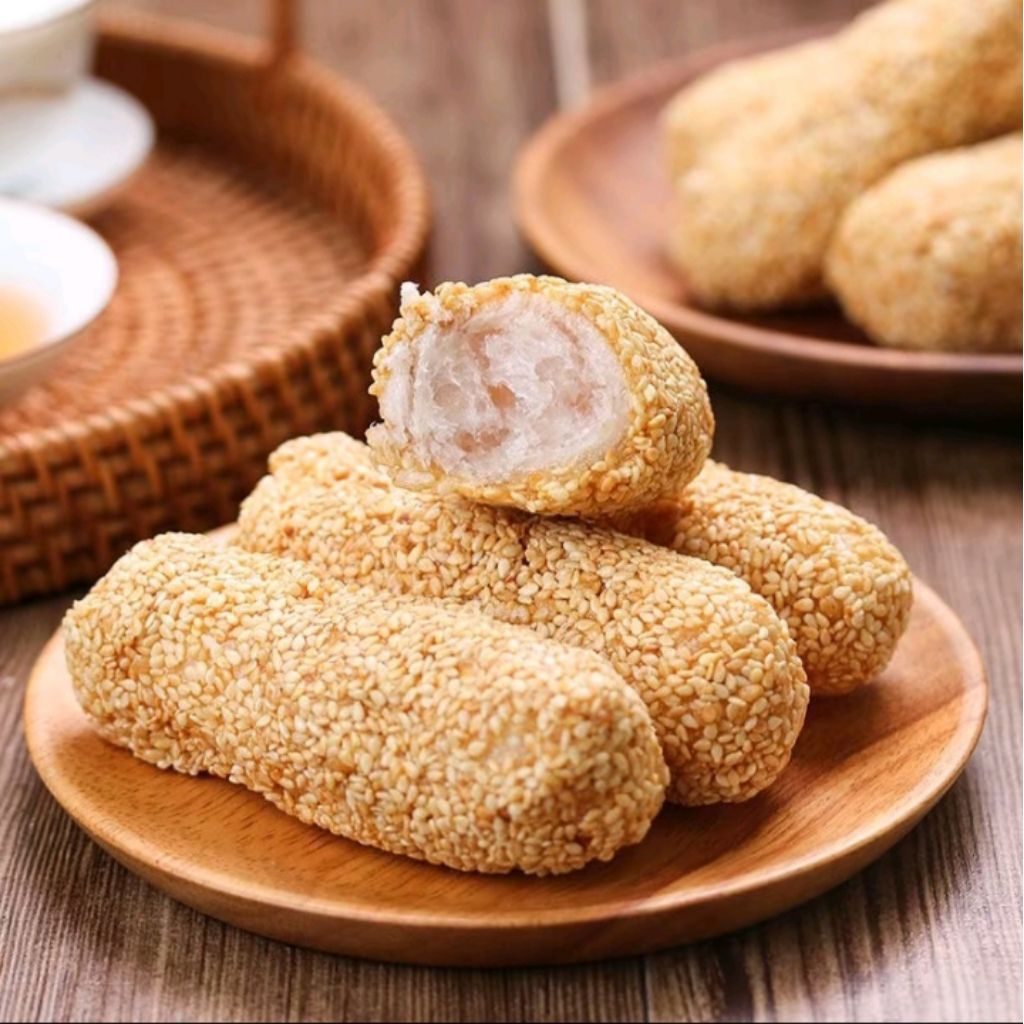 

kue manco wijen kue bola wijen kemasan per 200g Snack camilan cemilan manis makanan food