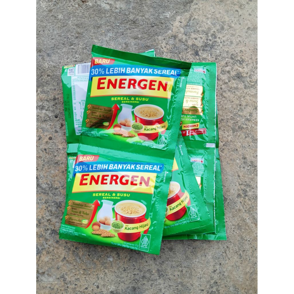

ENERGEN KACANG HIJAU RENTENG 32g/ISI 10 PCS