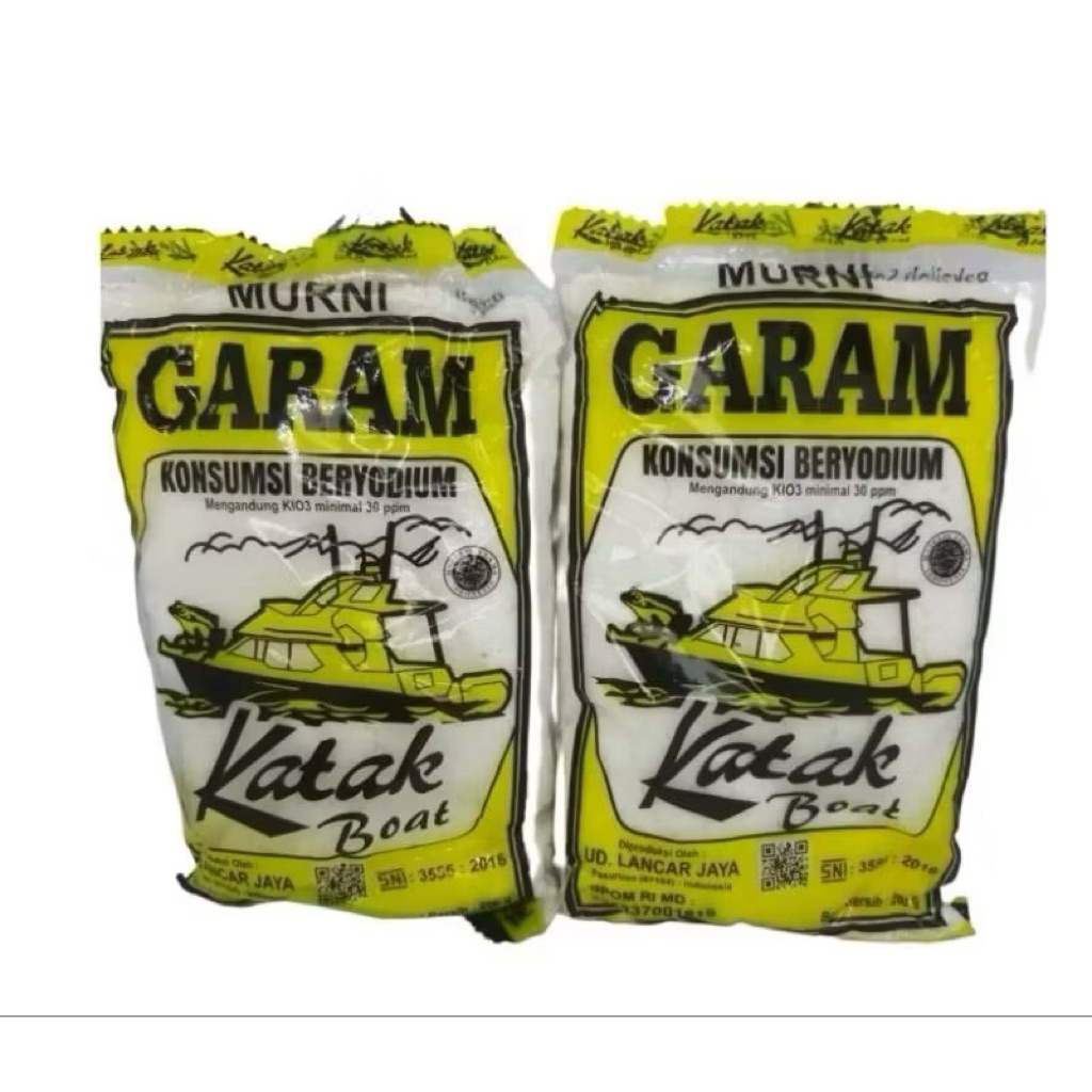 

Garam Dapur Murni Beryodium Cap Katak atau KERUK 200 gr / GARAM CAP KATAK atau KERUK BERYODIUM 200 gr / GARAM KONSUMSI CAP KATAK