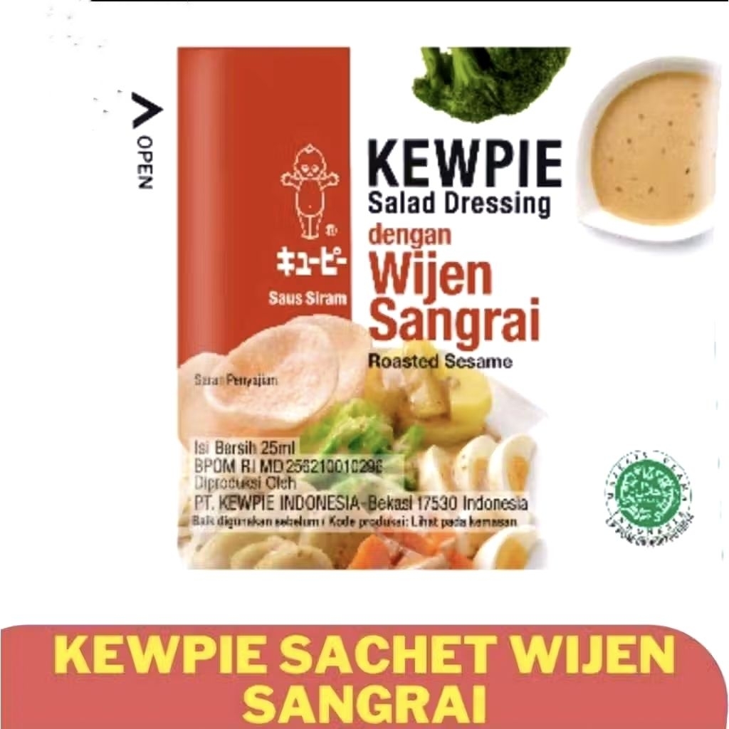 

Kewpie Salad Dressing Wijen Sangrai 25mL - 50mL