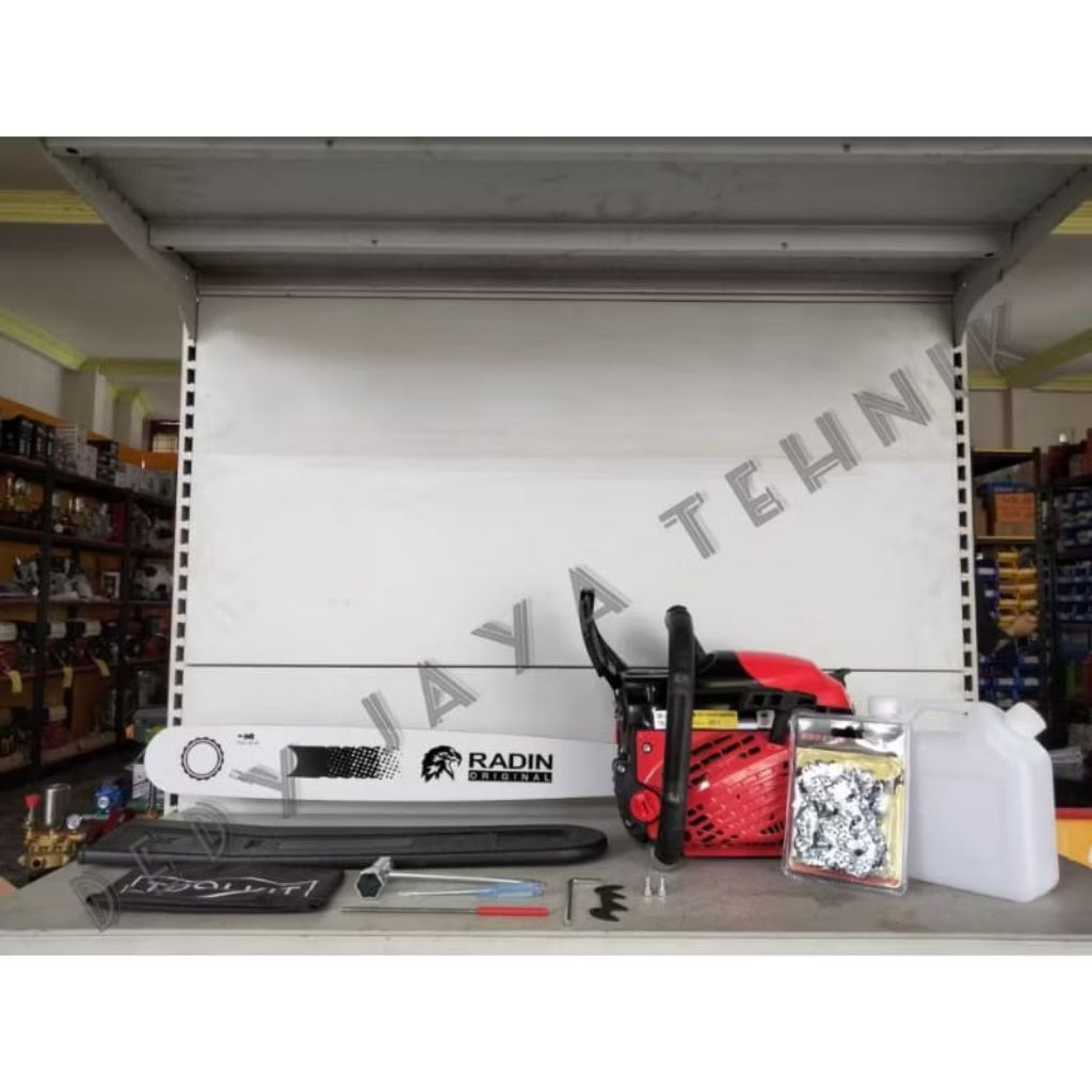 MESIN CHAINSAW GERGAJI KAYU SUPER RADIN 5800 bar baja 22"