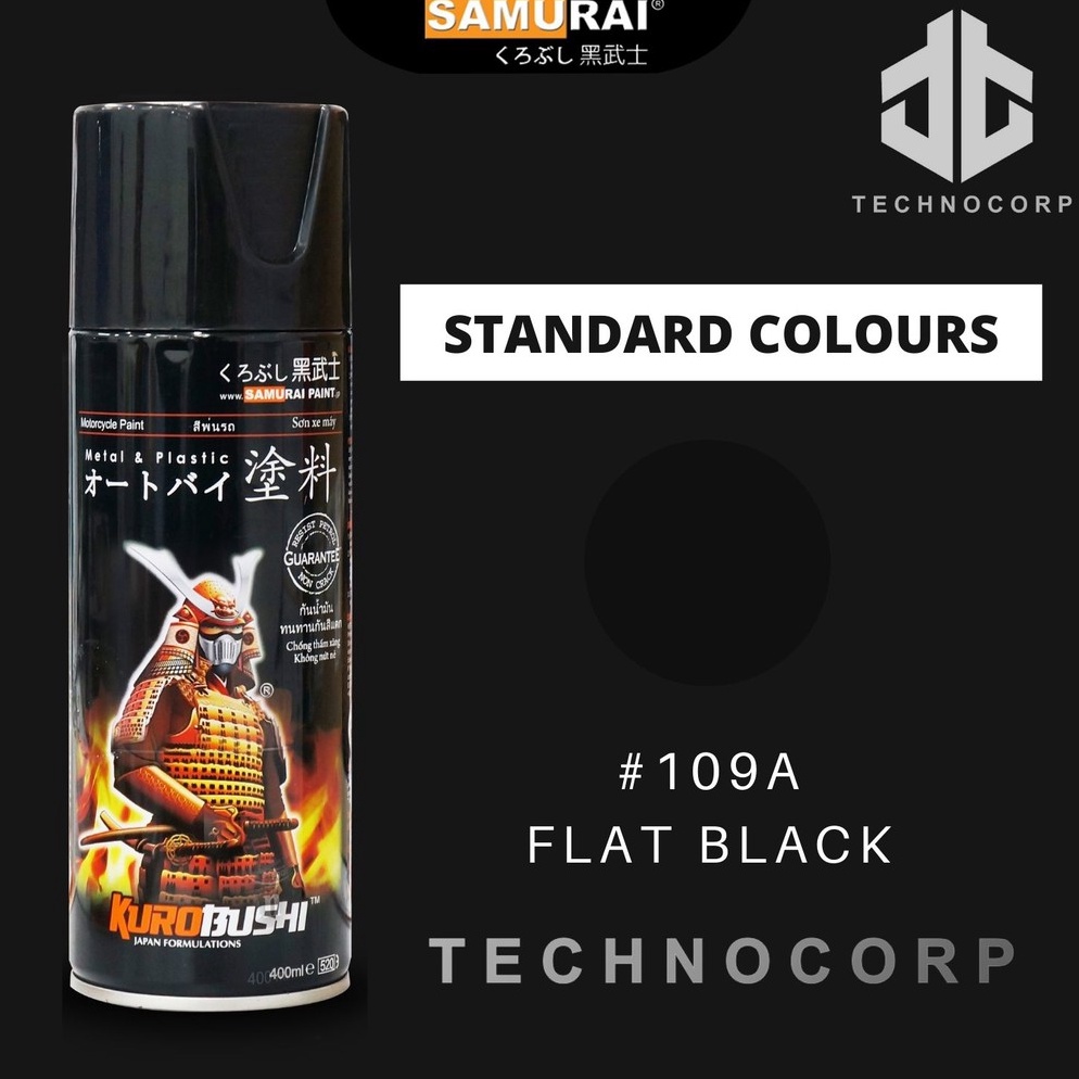 

KODE E67D Cat Semprot SAMURAI PAINT 19A FLAT BLACK HITAM DOFF BURAM
