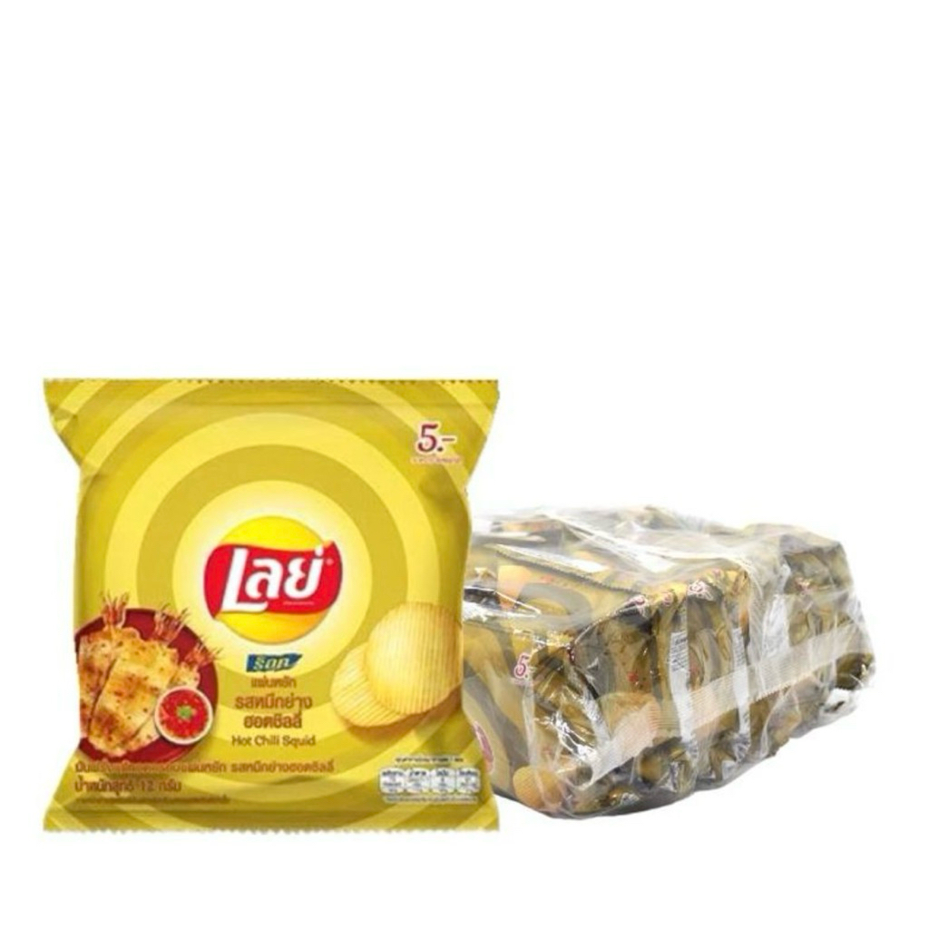 

Lays Rock Potato Chips Hot chili squid Thailand 11gr
