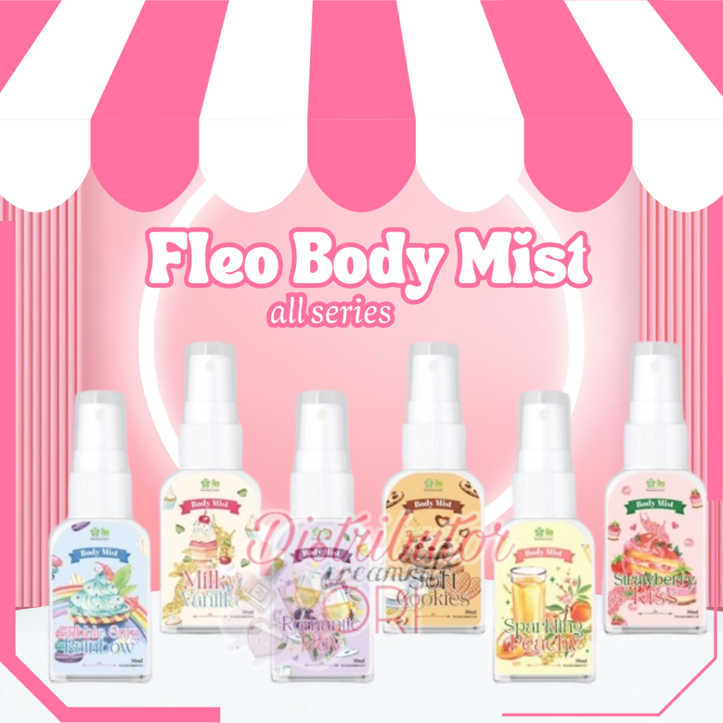 Fleo body mist 30 ml parfum spray / wewangian  / body mist 75ml / MAIBE BODY MIST