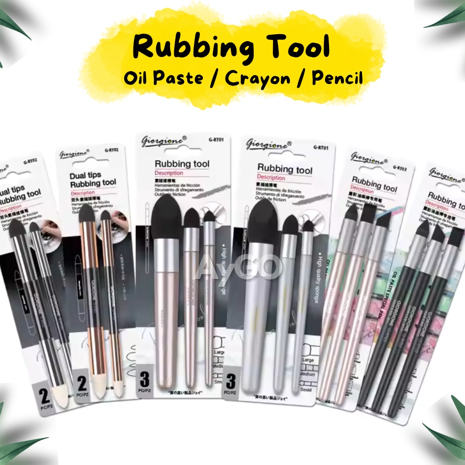 

KODE U8I Rubbing Tool Alat Blending Oil Pastel Crayon Pecil Pensil