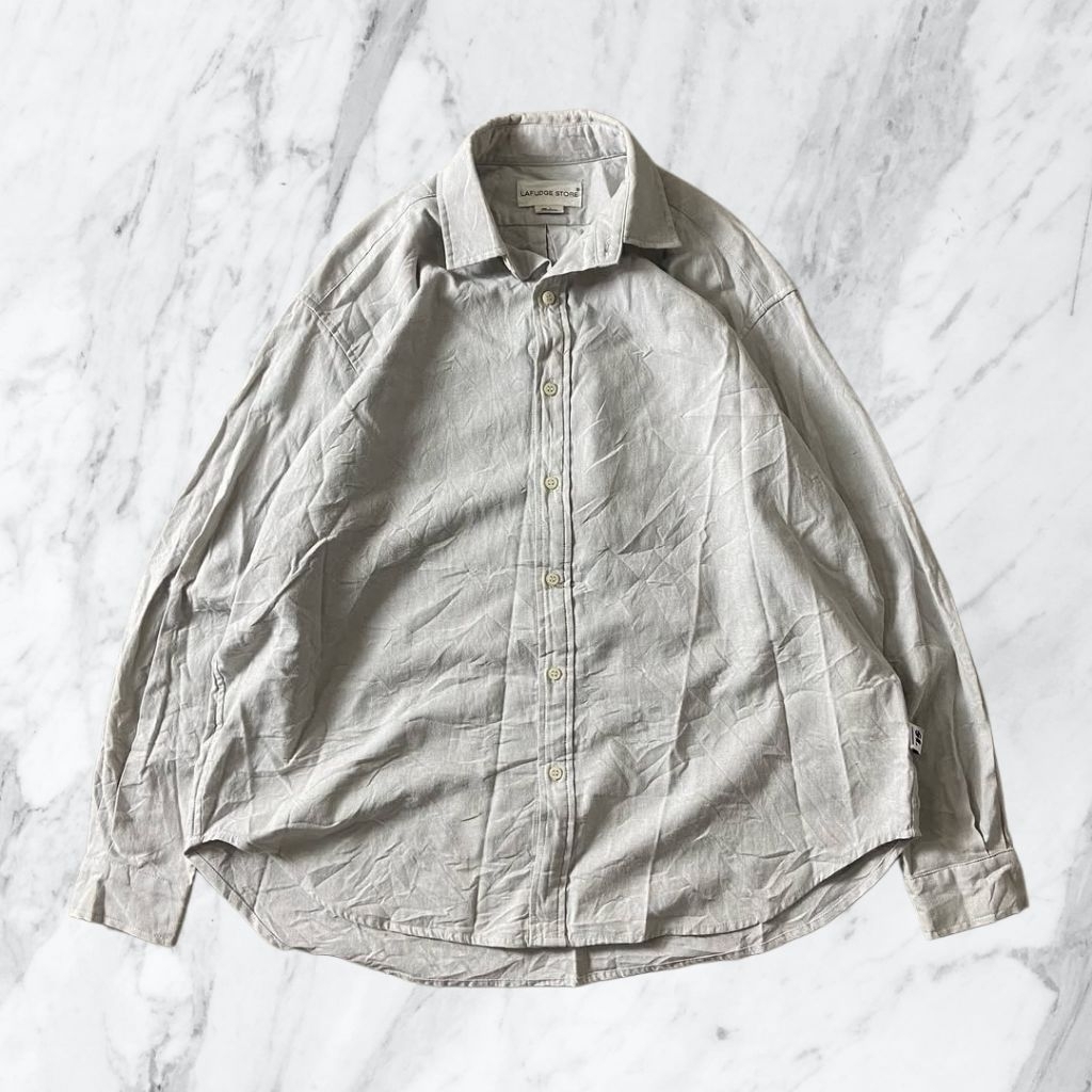 Lafudge store city boy shirt ash grey (nego sewajarnya)