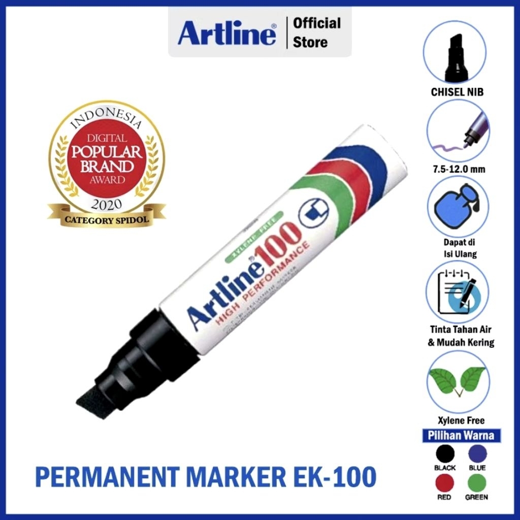 

Spidol Permanent Besar Artline EK-100