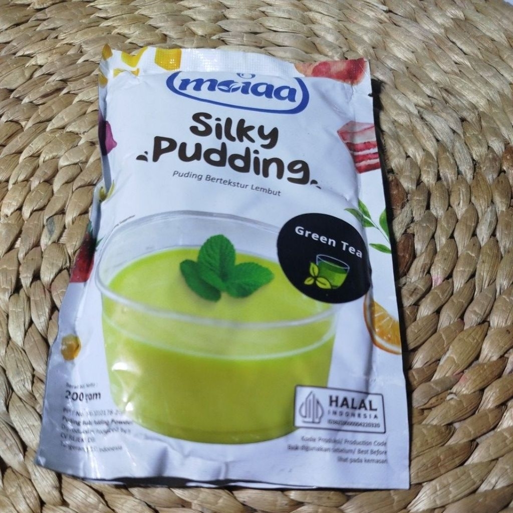 

Moiaa silky pudding green tea 200 gr exp 12/2026