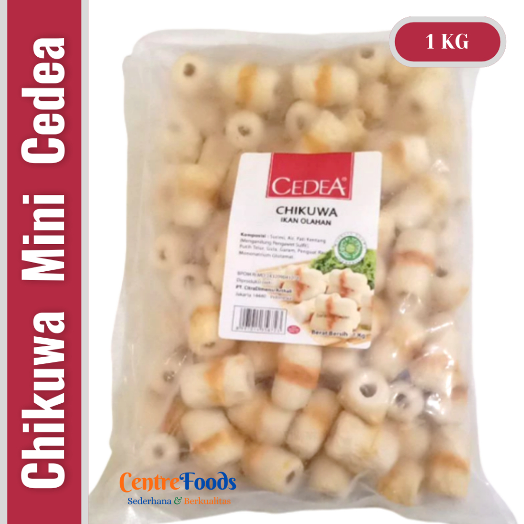 

Ikan Olahan Chikuwa Mini - Cedea | 1 Kg [ Harga Per BKS ]