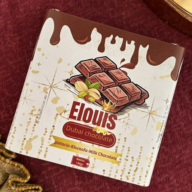 

COKLAT DUBAI ELOUIS 130 GRAM COKLAT DUBAI ORIGINAL 100 % COKLAT DUBAI VIRAL COKLAT DUBAI PISTACHIO