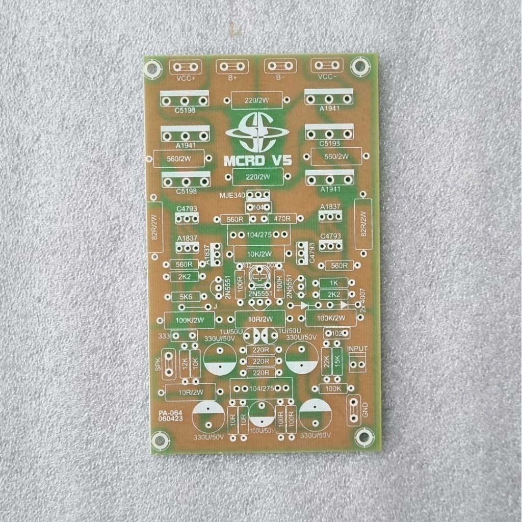 PCB Driver Power Amplifier MCRD V5 Fiber