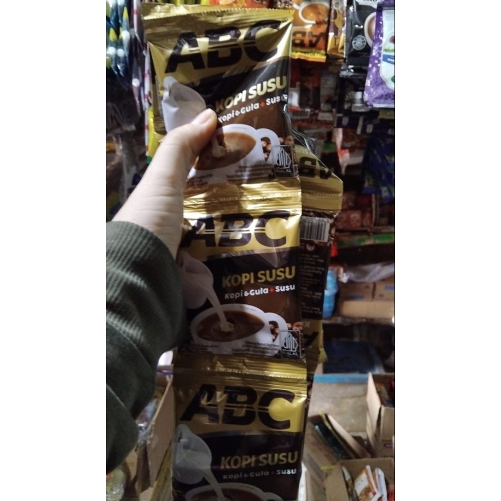 

ABC kopi susu, kopi instant, kopi serbaguna, kopi saset