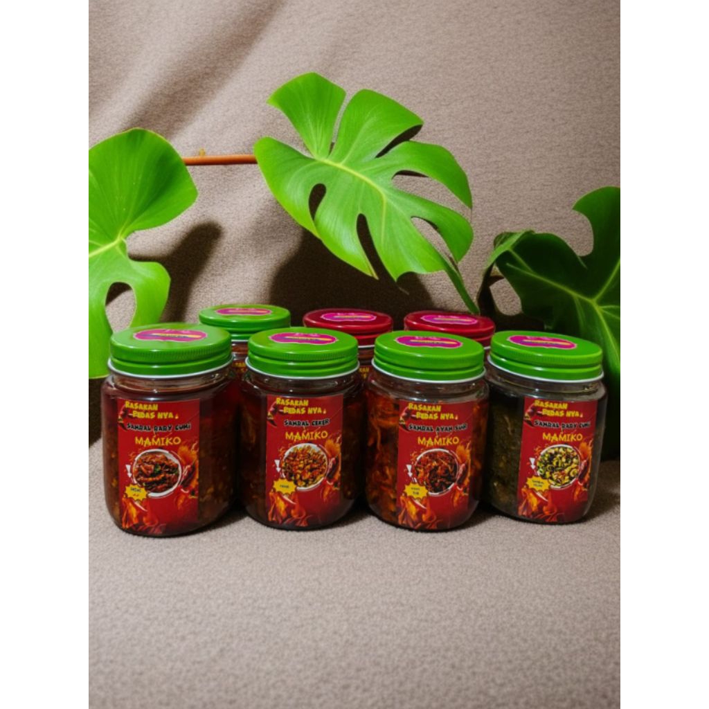 

SAMBAL CUMI, UDANG, CUMI HIJAU, CUMI TERI, AYAM SUIR, CAKALANG, CEKER TANPA TULANG
