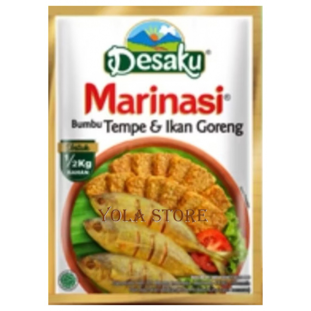 

DESAKU MARINASI BUMBU TEMPE DAN IKAN GORENG 1 RENCENG (ISI 12 PCS)