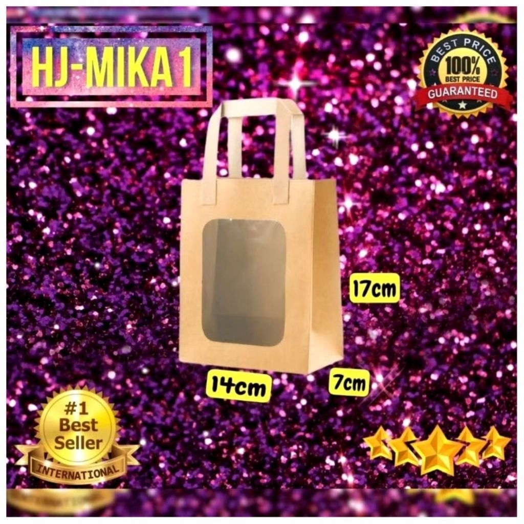 

Pembelian minimal 12 pcs dan kelipatan 12 pcs Paperbag HJ Mika 1&2 Paperbag Polos Tas Snack Hampers Tas mika Tas Belanja Tas Kertas