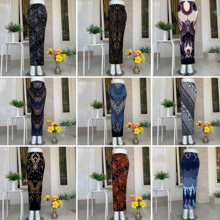 KODE B33K Rok Batik PlisketRok Plisket BatikRok Plisket Viral Bawahan Kebaya Modern Bawahan kebaya k