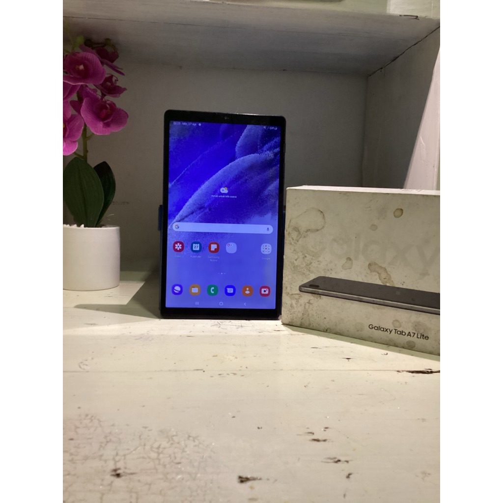 Samsung Galaxy Tab A7 Lite 3/32 Fullset Second murah bergaransi